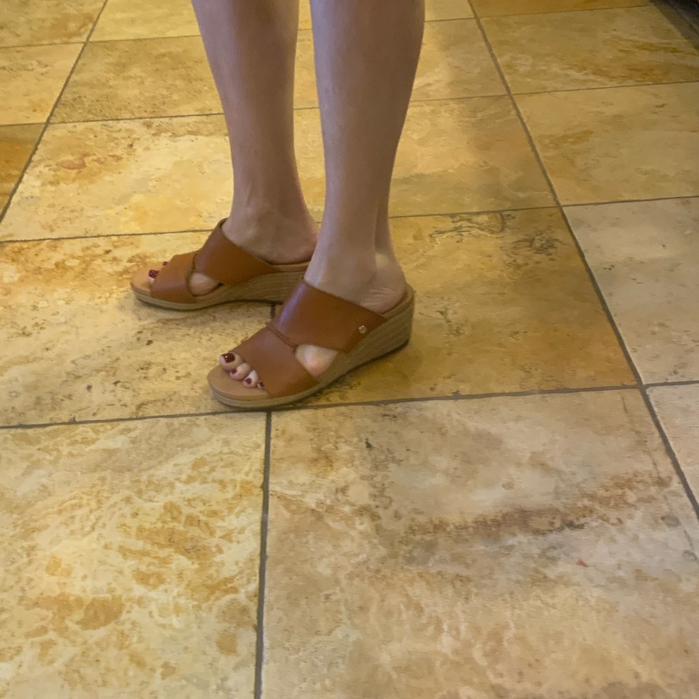 Women's Tan Wedge Sandals UGG